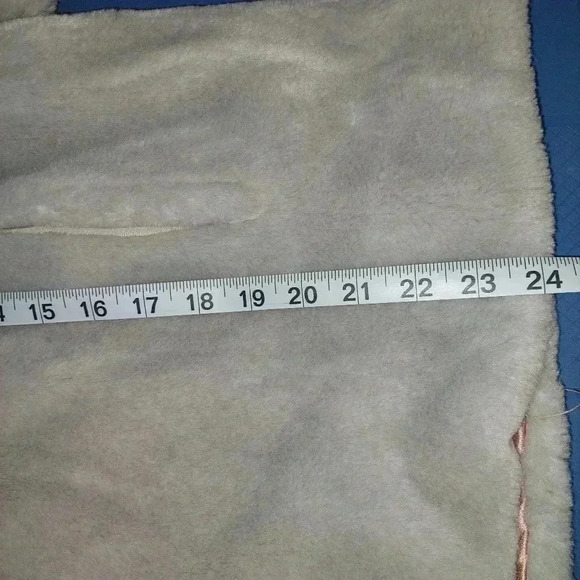 Vintage Ollegro Gray Faux Fur Coat Jacket Size Medium.  - Picture 8 of 12